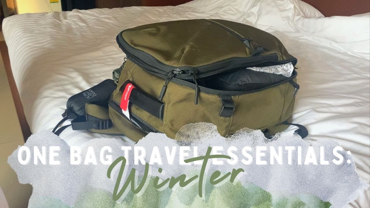 one bag travel winter