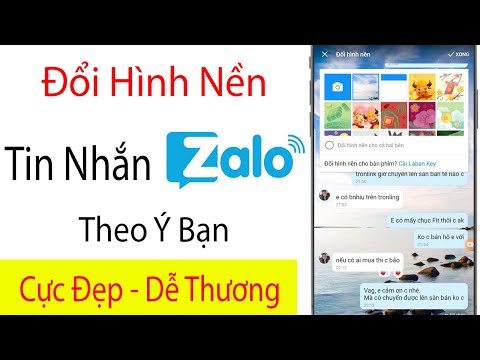 Video Cách Thay Đổi Hình Nền Tin Nhắn Zalo Với Bạn Bè Cực Dễ... - youtube