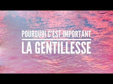 Vidéo: Qu'est-ce Que La Gentillesse