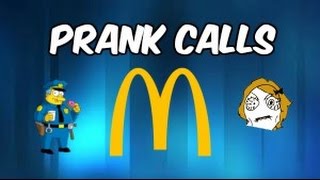 WOMAN THREATENS TO CALL COPS ON US!!! (Prank Calls #1 ~ McDonalds)