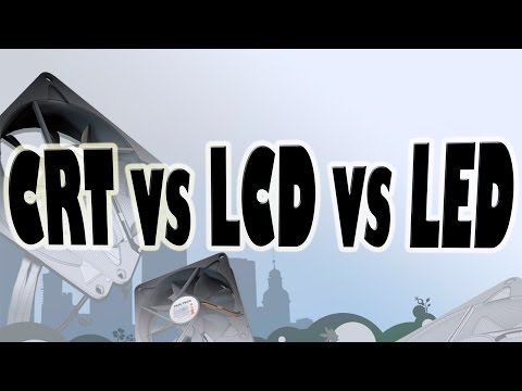 Monitores CRT vs LCD vs LED Comparativa Respecto a Gasto y Consumo.