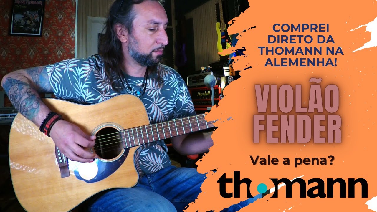 Comprei um violão Fender na Europa: quanto paguei em taxas?