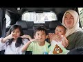 HIKS BAU BAYI AZAM EE DI MOBIL 🥵 saat jemput sekolah | Ali vlog