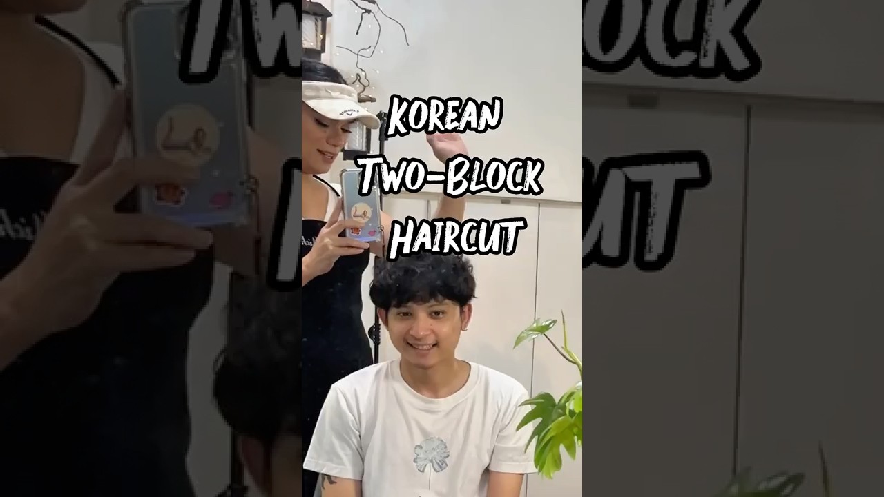 Korean Two-Block haircut ✂️ Clean, fresh, stylish look for Pinoy men 🔥 