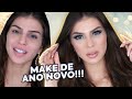 MAKE COM COR E BRILHO PARA O ANO NOVO!!! ✨