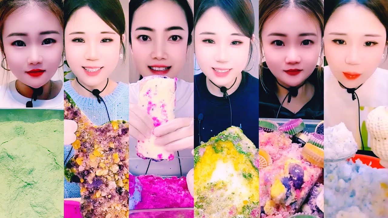 POPULAR ICE LOVERS HAVING DIFFERENT NEW ICE 🧊🧊 MUKBANG- 193 || Ice Lover