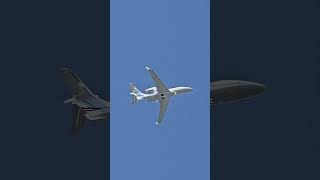 NetJets Embraer Phenom 300E arriving from Austin(AUS) over there by my house #aviation