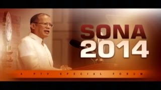 (Part 1/3) SONA 2014 -- A PTV SPECIAL FORUM -- [July 30, 2014]
