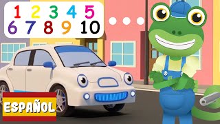¡Gecko cuenta del 1 al 10! | Garaje de Gecko | Vehiculos para niños | Vídeos educativos