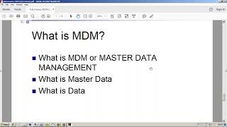 Informatica MDM Part 1