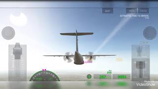IST-BOJ with solar eclipse on the sky on 21 June 2020! | Full flight | Airline  Commander | ATR 42