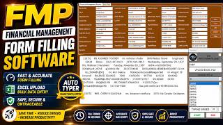 FMP Form Filling Auto Typer Software| Finacial Management Form Filling Auto Typing Software | Fmp