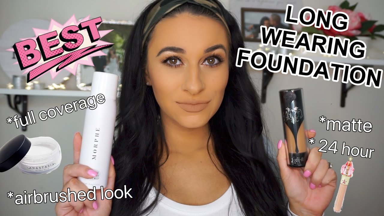 LONG LASTING + SWEAT PROOF FOUNDATION! - YouTube