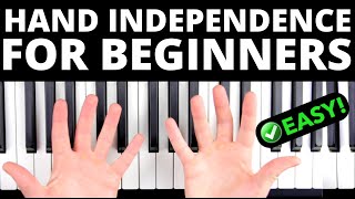 The SECRET to Hand Independence (for beginners) by Become a Piano Superhuman 200,749 views 2 years ago 8 minutes, 28 seconds