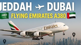: Emirates A380 Luxurious Economy | Flying Jeddah To Dubai in World Class Aircraft. #emirates 