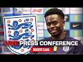 🔴 LIVE: Bukayo Saka speaks ahead of England vs. Croatia | World Cup 2026 Press Conference