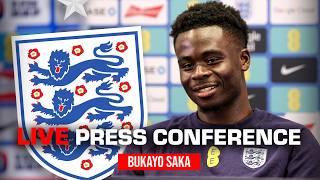 🔴 LIVE: Bukayo Saka speaks ahead of England vs. Croatia | World Cup 2026 Press Conference