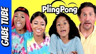 PLING PONG BOUNCING BALL NEW PARTY GAME FAMILY FUN PLAY TIME ft. Karma Playhouse on Gabe Tube TV