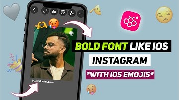 How to Share insta Story like iPhone on Android 2023| iOS Bold font with iOS emojis 🔥