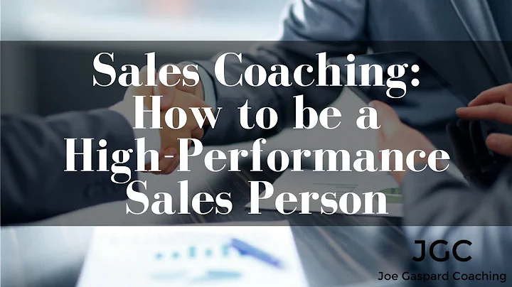 Sales Training - sales excellence - how to become a great salesperson