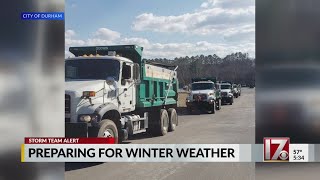 Preparing for winter weather in Durham, Orange counties