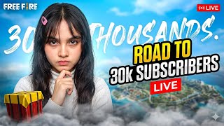 RANK PUSH ON LIVE ||🎯 Cutesy Sona || Road To 500K Booyah!❤ || #freefirelive #shortfeed #femalegamer