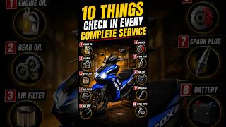 Check These 10 Things Before Bike & Scooter Service #shorts #youtubeshorts