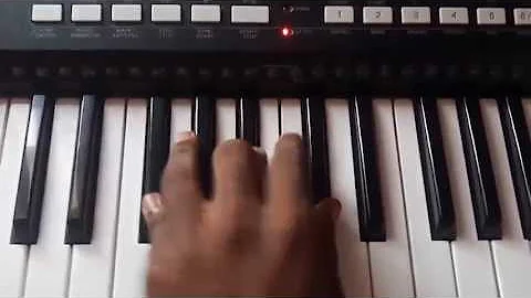 How to play pick up the call intro by Adekunle Gold on piano