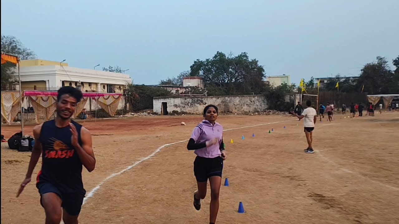 MP police Girls timing trail 800 meter dev physical academy MVM  BHOPAL#mpconstable#mppolice #lawana
