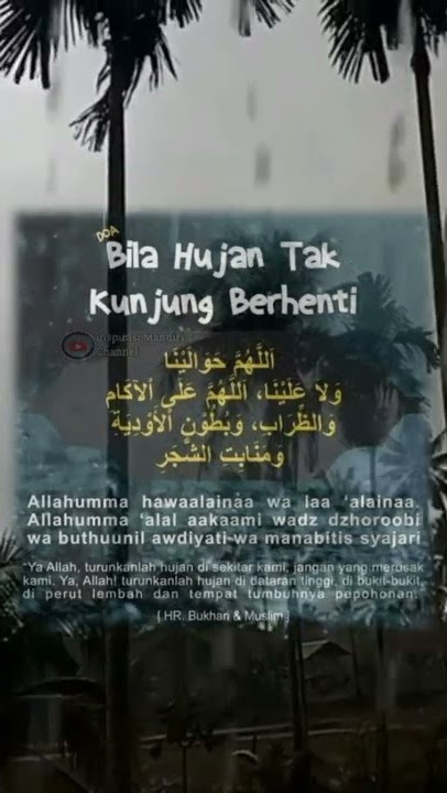 Doa bila hujan tak kunjung Reda || Story wa islami 30 detik