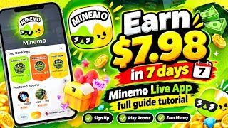 Minemo Live App Registeration tutorial 2026/ Easy task completion guide  screenshot 2