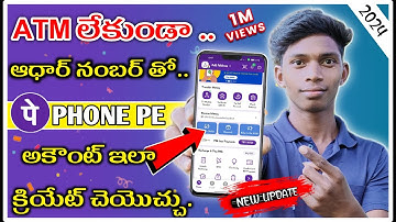 OMG😱-How To Create Phonepe Account Without ATM 2024 | Create Phonepe Account in Telugu 2024
