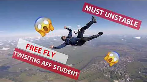 aff skydiving goes wrong