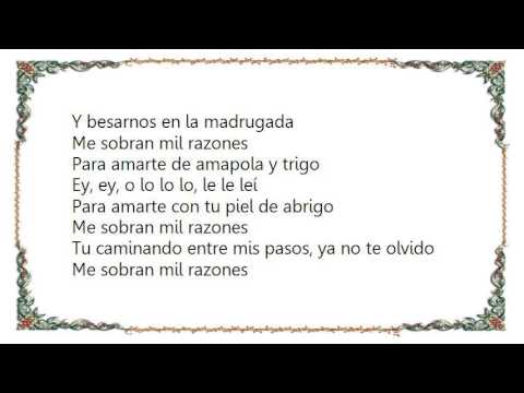 Juan Luis Guerra - Razones Lyrics - YouTube