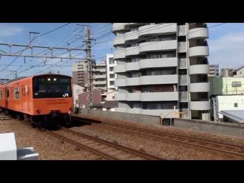 2014.8.15 大阪環状線1394普通201系LB12編成　野田到着【FHD】