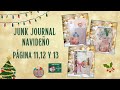 JUNK JOURNAL NAVIDEÑO PÁGINA 11,12 Y 13 #scrapbooking #junkjournalnavideño