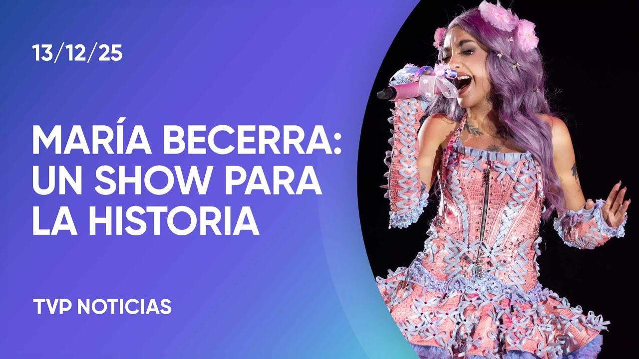 María Becerra presentó su 