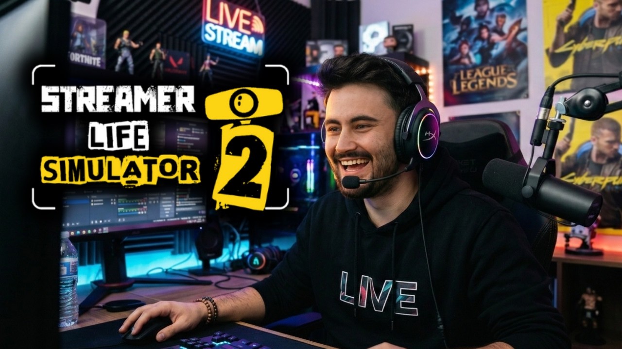YAYINCILIK NASIL YAPILIR ÖĞRETİYORUZ ! - Streamer Life Simulator Bölüm 1 Türkçe