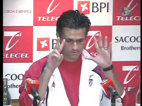 Press conference Mourinho - Sabry - Benfica 2000/2001