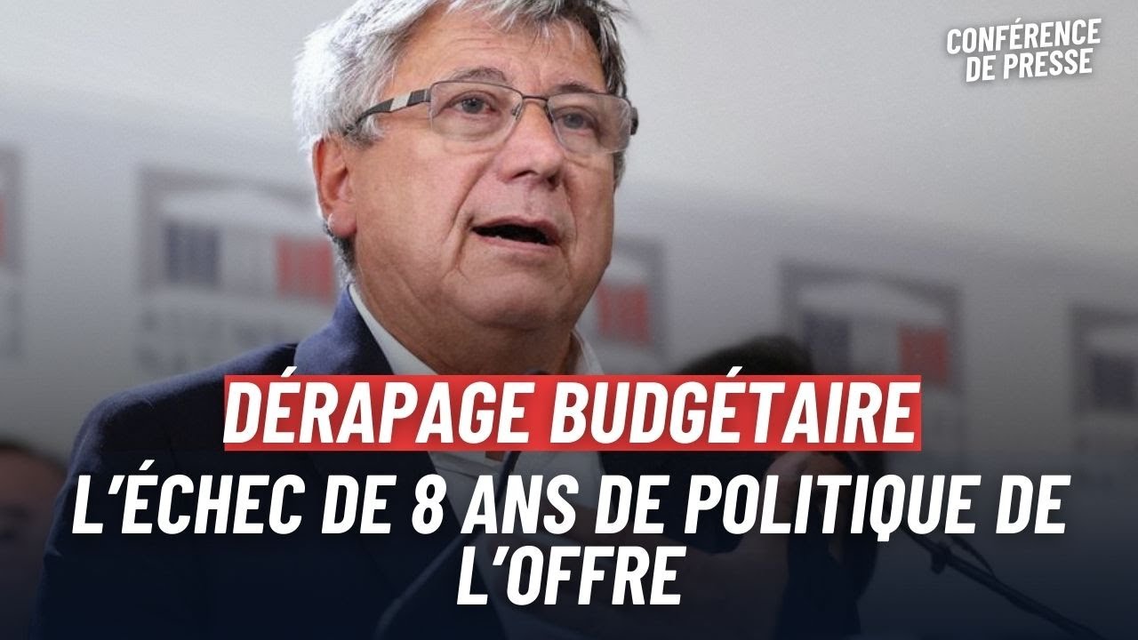 Mes conclusions d'enquête sur les dérapages budgétaires en 2023-2024 [conférence de presse]
