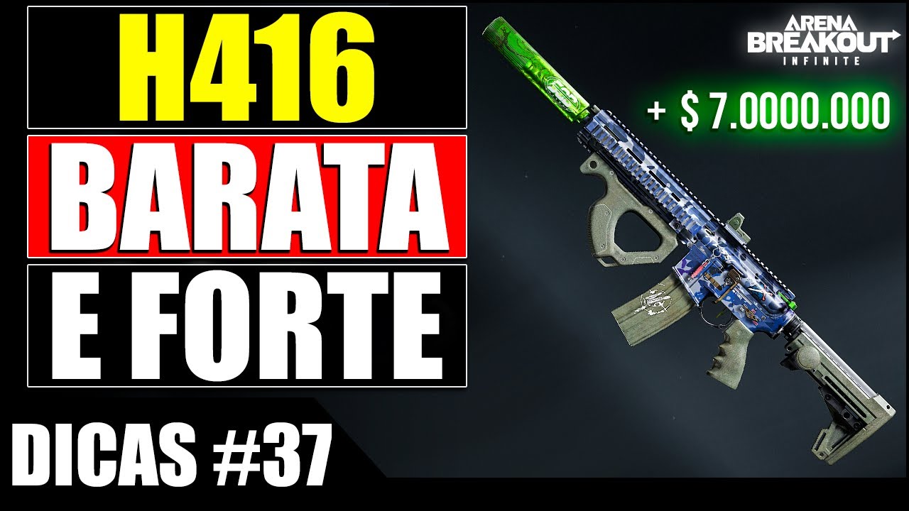 🔥 ESSA BUILD DE H416 BARATA ME FEZ SAIR COM +7 MILHÕES | Arena Breakout Infinite
