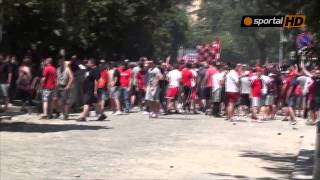 CSKA Sofia Ultras Protest Against Bulgarian Football Union