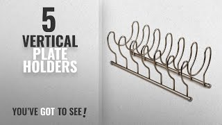 Top 10 Vertical Plate Holders [2018]: Spectrum Diversified Euro Lid Organizer, Plate Rack, Lid
