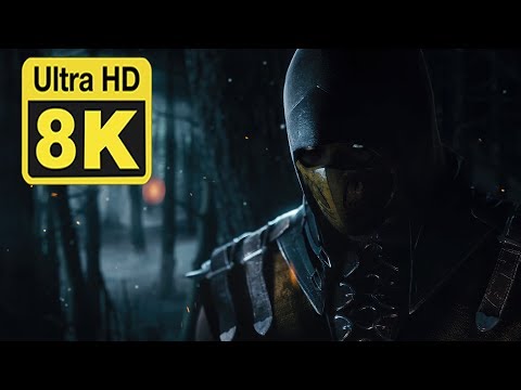 Mortal Kombat X | official trailer 8k Upscaled with Machine Learning AI ( Amazing Result)