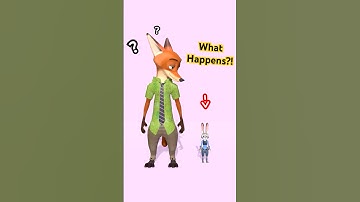 Surprise!🤪 NICK & JUDY - Zootopia 2 Funny Moments Animation #zootopia2  #funny #animation #cartoon