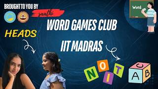 Word Games Club (WGC) | Cultural affairs Sphere | ExploreIITM with SAATHI | IIT Madras screenshot 2