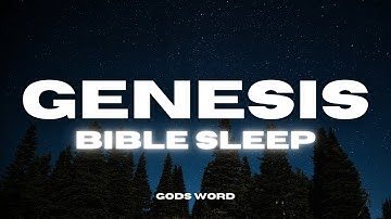 Full Book of Genesis for Sleep | Bible Verses for Sleep | Soothing Narration and Rain For Deep Sleep