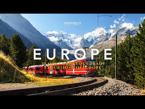 Video: 20 Scenic Train Journeys Through Mountain Scenery
