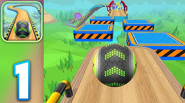Going Balls - Walkthrough Gameplay Part 1 - Level 1-25 (iOS, Android)