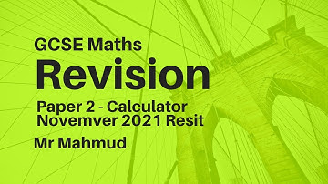 GCSE Maths calculator paper revision November 2021